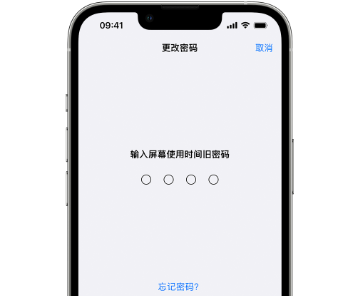 怀柔iPhone屏幕维修分享iPhone屏幕使用时间密码忘记了怎么办 