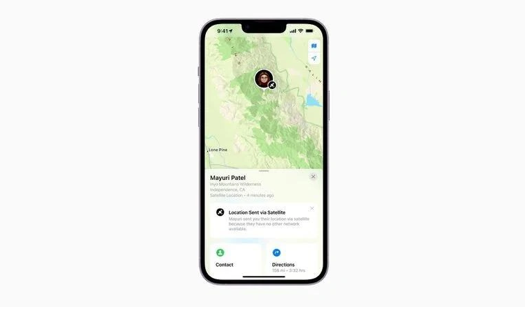 怀柔苹果14维修分享iPhone14系列中 FindMy功能通过卫星分享位置方法教程 