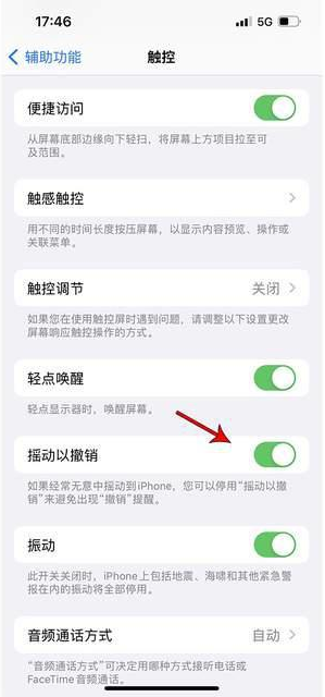 怀柔苹果手机维修分享iPhone手机如何设置摇一摇删除文字 